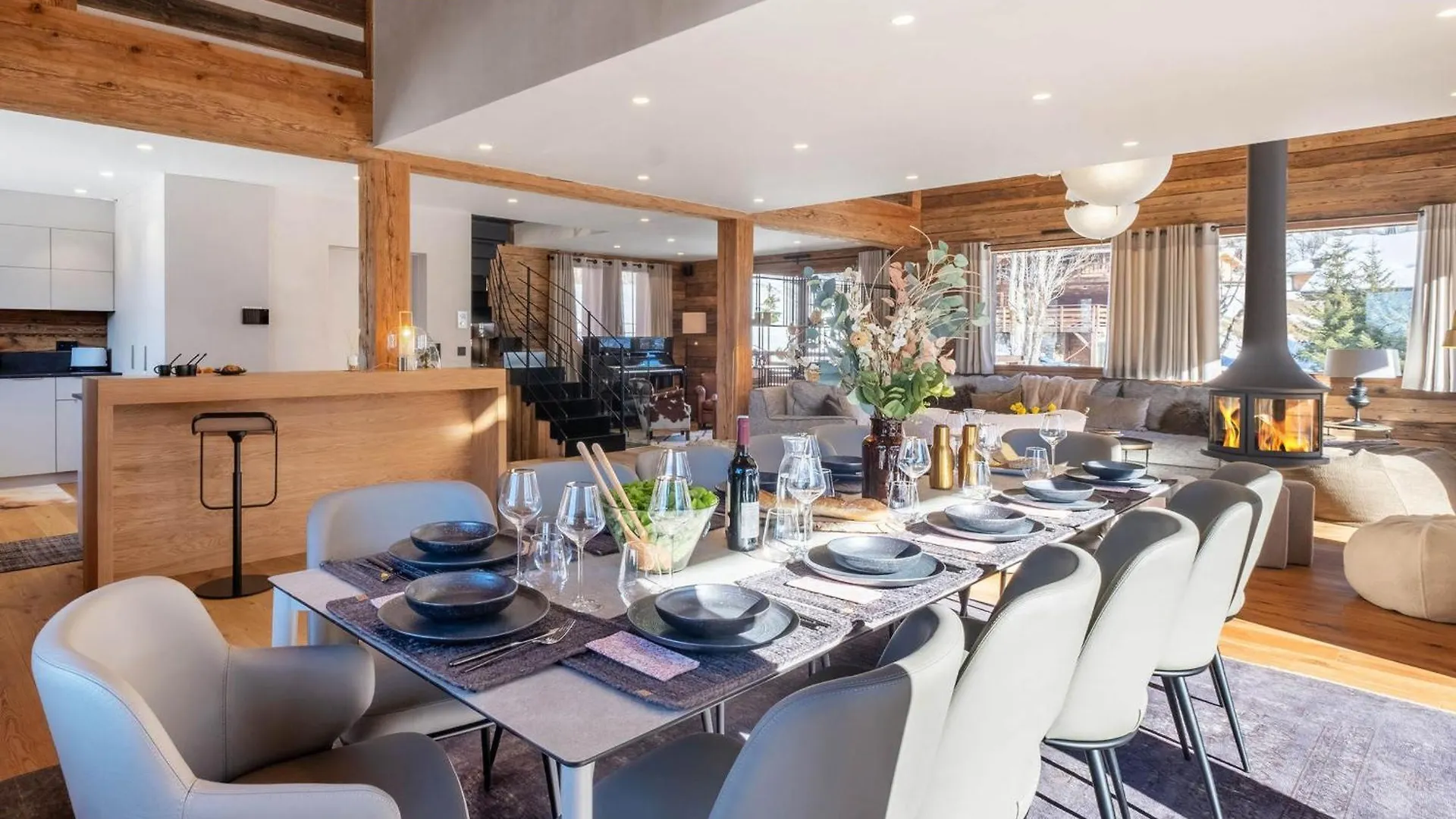 Chalet 5* Pour 12 Avec Piscine, Spa, Sauna Et Hammam A La Clusaz - Fr-1-304-307